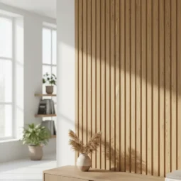 Alternative view of Wall Panel Revestimiento Pared Wpc Ranurado Interior 2,5mts