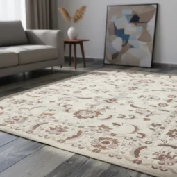 Alternative view of Alfombra Carpeta Zafira Tejido Plano Living Comedor 1,5x2mt Beige