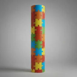 Alternative view of Piso Vinilico En Rollo 3mm Infantil Puzzle Rompecabeza X Mt2