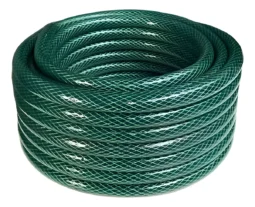 Manguera De Riego 15 Mts Con Tela 1/2 Pulgada Presion Verde