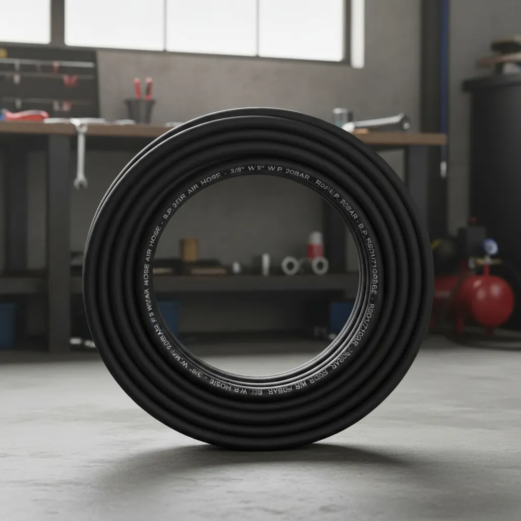Manguera Presion Agua Aire 38mm Goma Tela 300lbs X Mt - Imagen 2