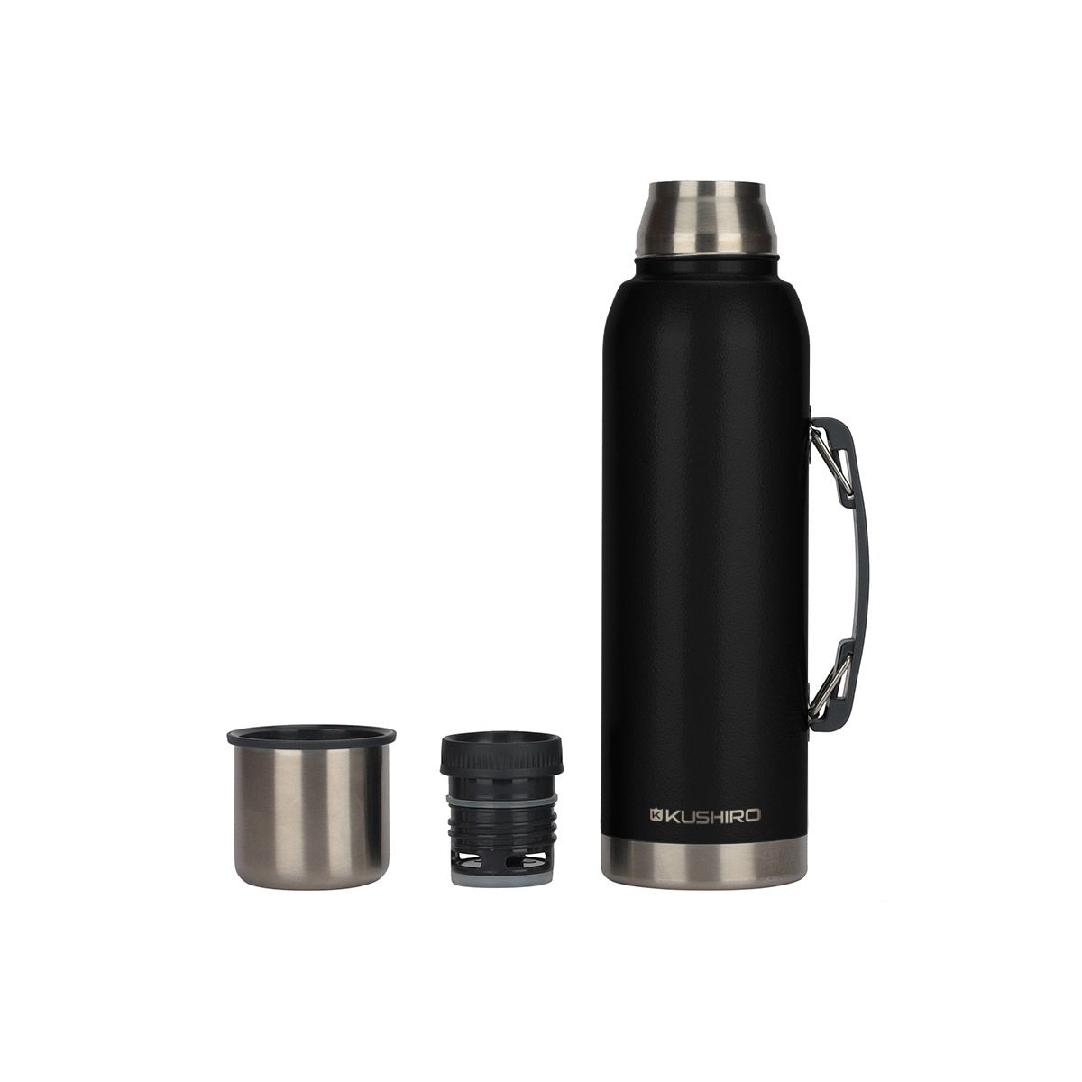 Termo Acero Inoxidable 24hs Con Manija Kushiro 1 L - Imagen 2