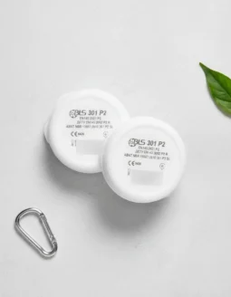 Alternative view of Kit Par Prefiltros Polvo Particulas P2 Retenedores Bls 4000 Blanco