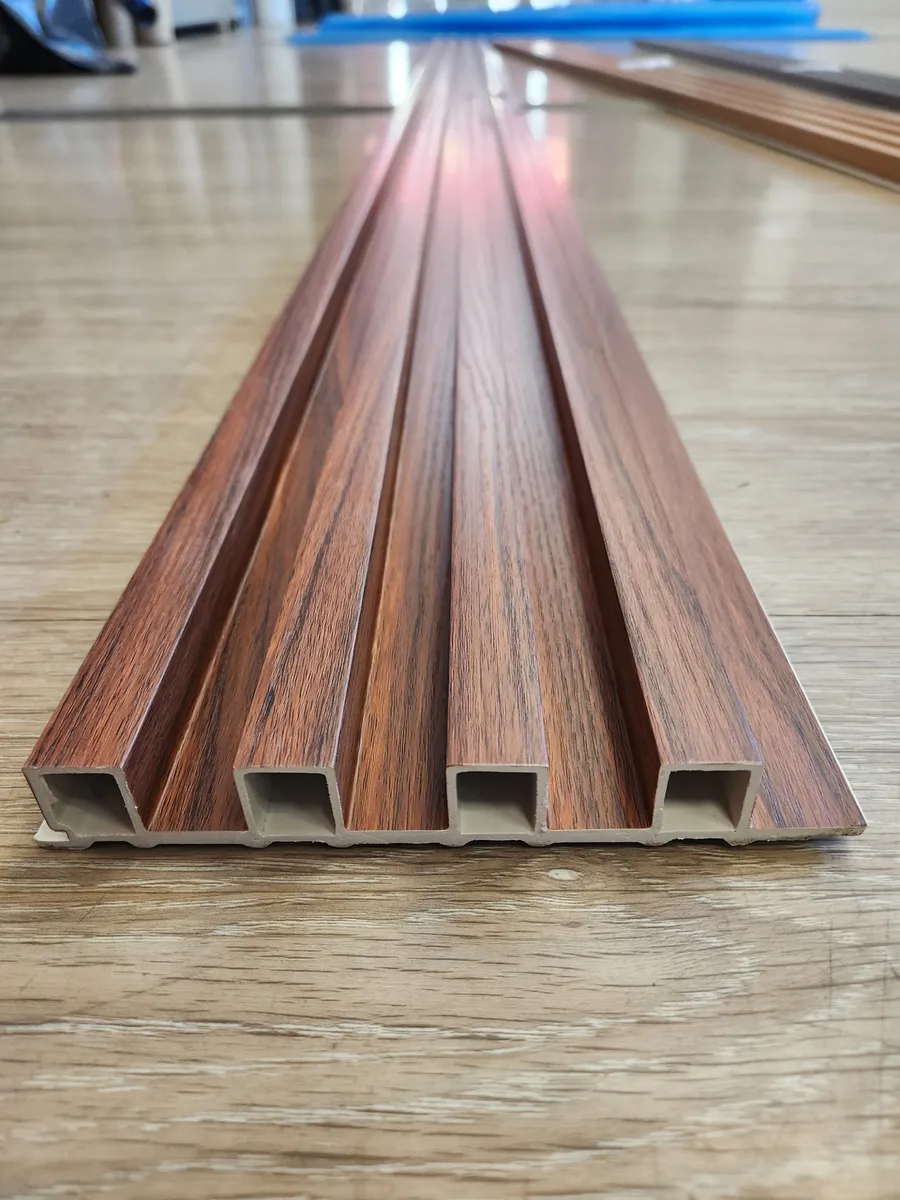 Revestimiento De Pared Wall Panel Wpc Simil Madera Interior Nogal - Imagen 5