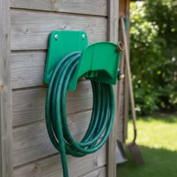 Soporte De Pared Pvc Plástico Para Manguera Jardín Premium