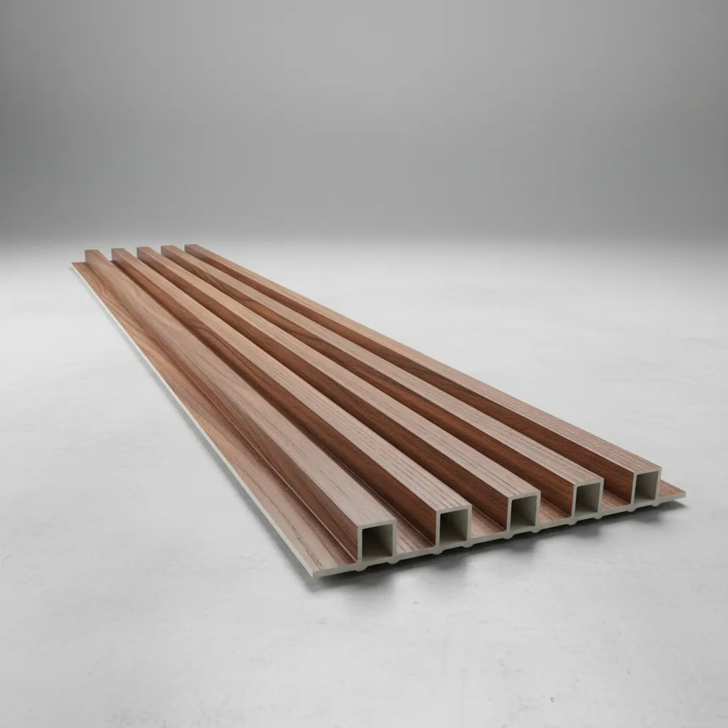 Revestimiento De Pared Wall Panel Wpc Simil Madera Interior Nogal - Imagen 4