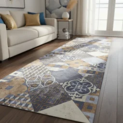 Alfombra Vinilica Deco Cocina Living 62,5x100cm Calcareo Zaragoza