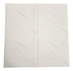 Baldosa Placa Autoadhesiva Soft Pared Cuero Marfil 70x70cm