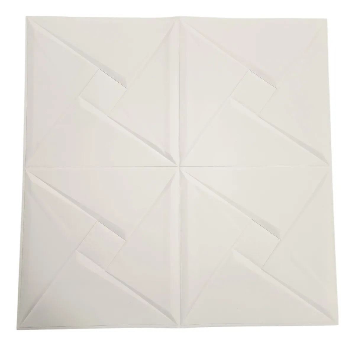 Baldosa Placa Autoadhesiva Soft Pared Cuero Marfil 70x70cm