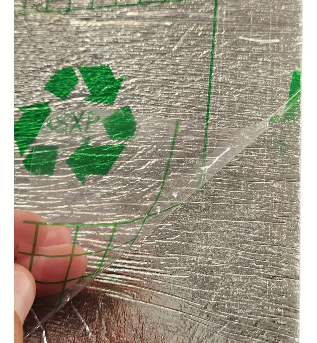 Baldosa Placa Autoadhesiva Soft Pared Cuero Marfil 70x70cm - Imagen 4