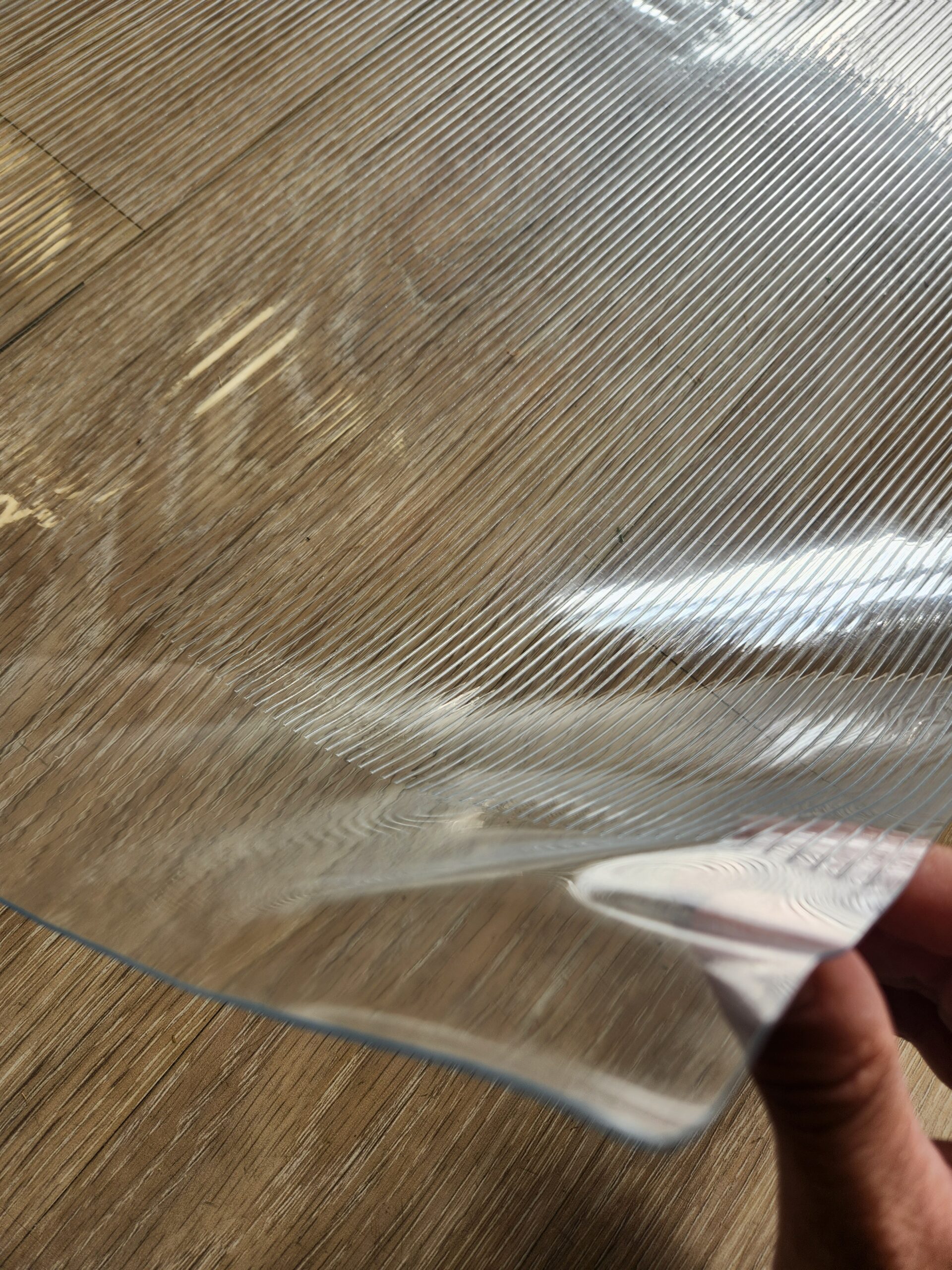 Camino Pvc Transparente Protector Piso Alfombra 68cm X Mt - Imagen 2