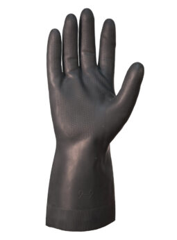 Alternative view of Guante Trabajo Industrial Latex Negro Dps N°10