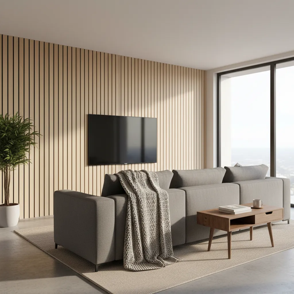 Revestimiento Pared Wall Panel Acustico Sonoro 30x60cm