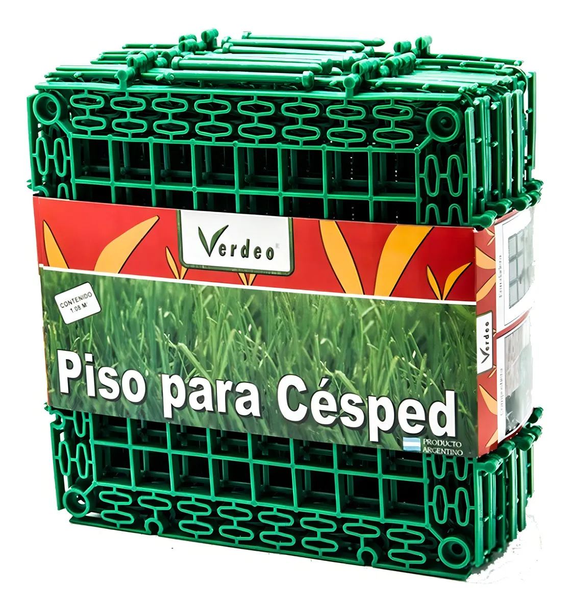 Piso Cesped Encastrable Mascotas Jardín Parque 30x30cm X Mt
