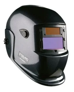 Careta Mascara Soldador Fotosensible Steelpro Negro Liso