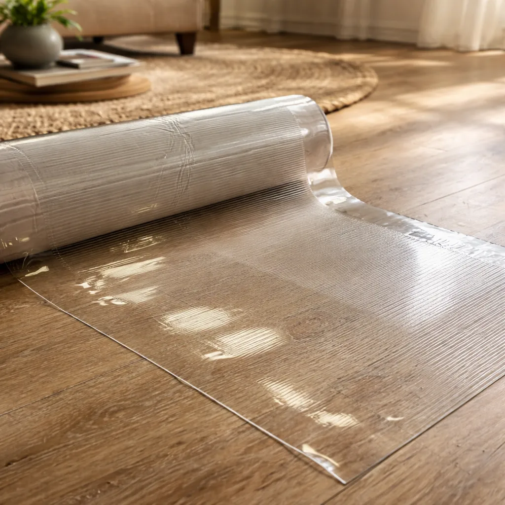 Camino Pvc Transparente Protector Piso Alfombra 68cm X Mt