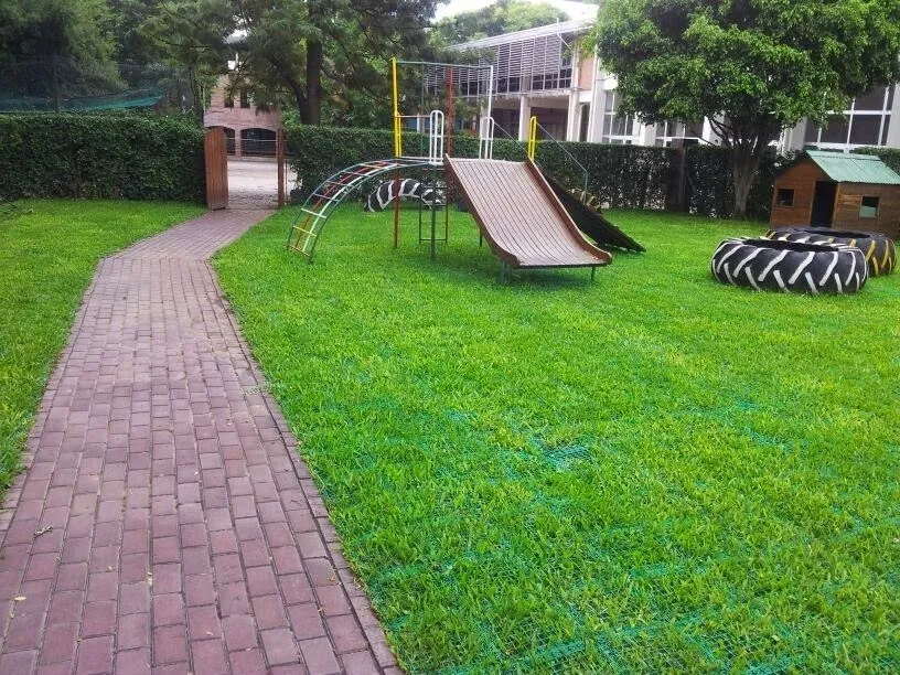 Piso Cesped Encastrable Mascotas Jardín Parque 30x30cm X Mt - Imagen 2