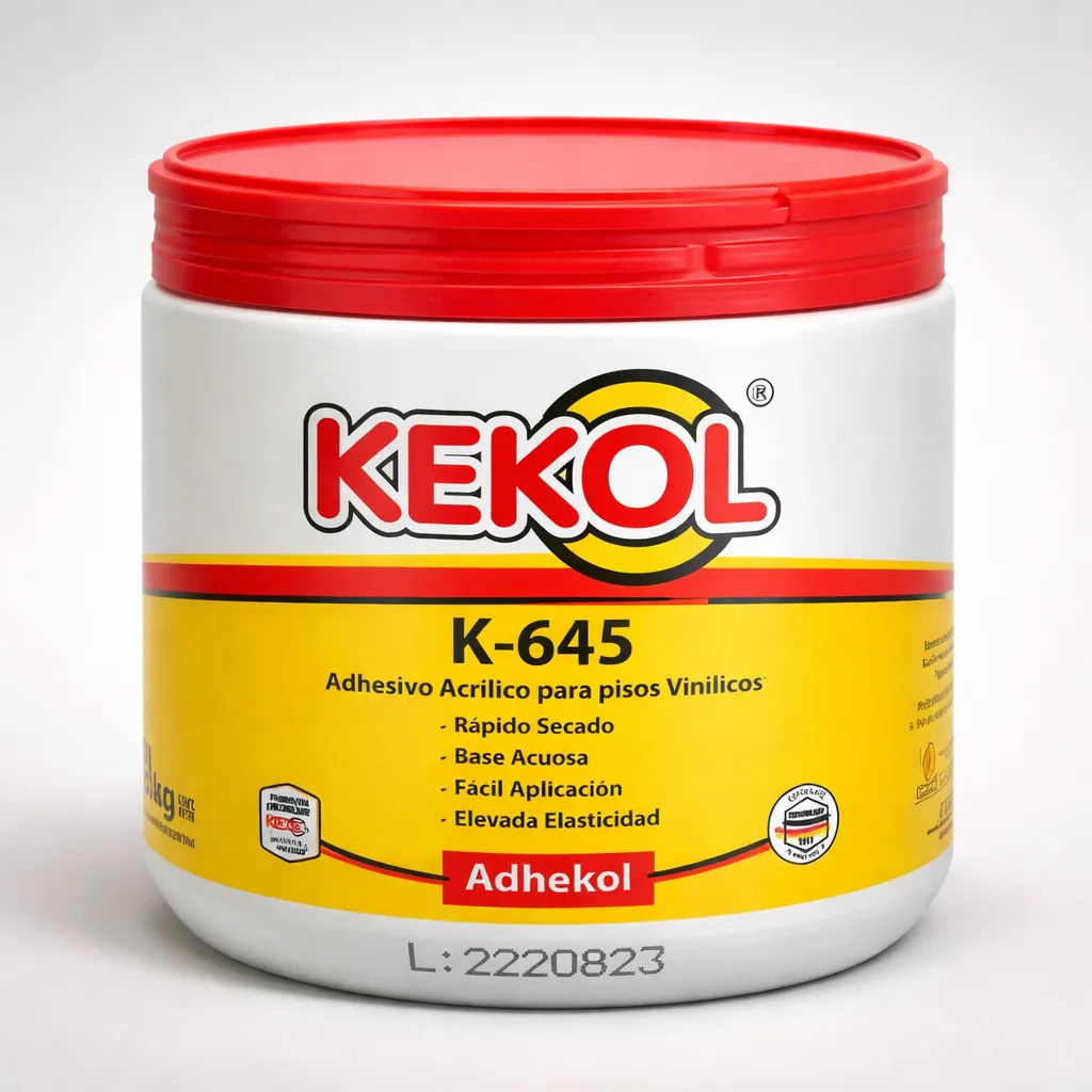 Adhesivo Base Acuosa Kekol K645 Piso Vinilico Baldosa 1Lt