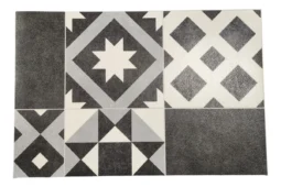 Alternative view of 4 Individuales De Mesa Vinilico Deco Impermeable 50cm X 33cm Calcareo Negro