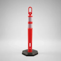 Alternative view of Cono Columna Vial 115cm Base Goma 5kgs 2 Reflectivos