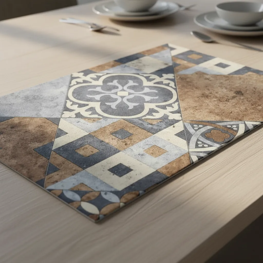 4 Individuales De Mesa Vinilico Deco Impermeable 50cm X 33cm Zaragoza - Imagen 5