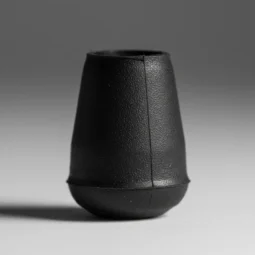Alternative view of Regaton Goma Negro Pata Silla Caño Mesa 8mm X 12 Unidades