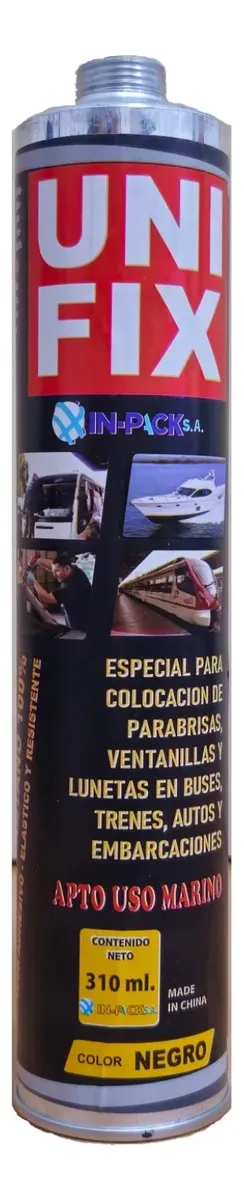 Sellador Poliuretano Pu 455 Parabrisa Ventanilla Luneta Auto