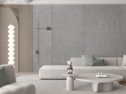 Alternative view of Placa Uv Revestimiento Pared Pvc Simil Marmol 1,22 X 2,44 Cm Gris Fossil