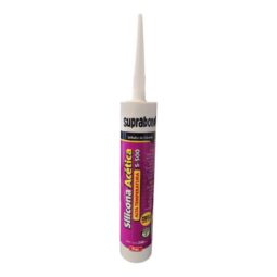 Sellador Silicona Acética S-500 Alta Temperatura 280ml Roja