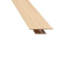 Perfil Union Machimbre Pvc Cielorraso Marron Claro X 2,80mt