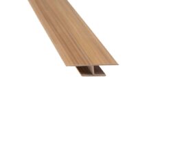 Perfil Union Machimbre Pvc Cielorraso Marron Oscuro X 2,80mt