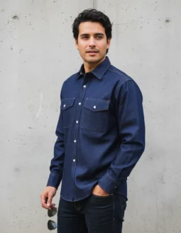 Alternative view of Camisa De Trabajo Jean Bufallo Talle 40 Al 52