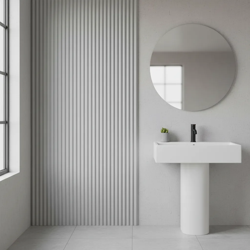 Revestimiento Pared Wall Panel Wpc Redondeado 16x270cm Aqua