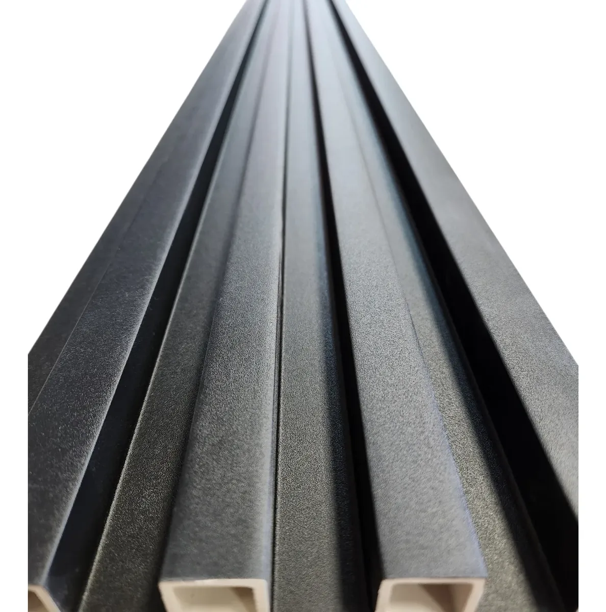Revestimiento De Pared Wall Panel Wpc Simil Madera Interior Negro - Imagen 5