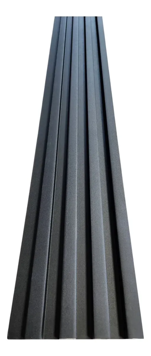 Revestimiento De Pared Wall Panel Wpc Simil Madera Interior Negro - Imagen 4