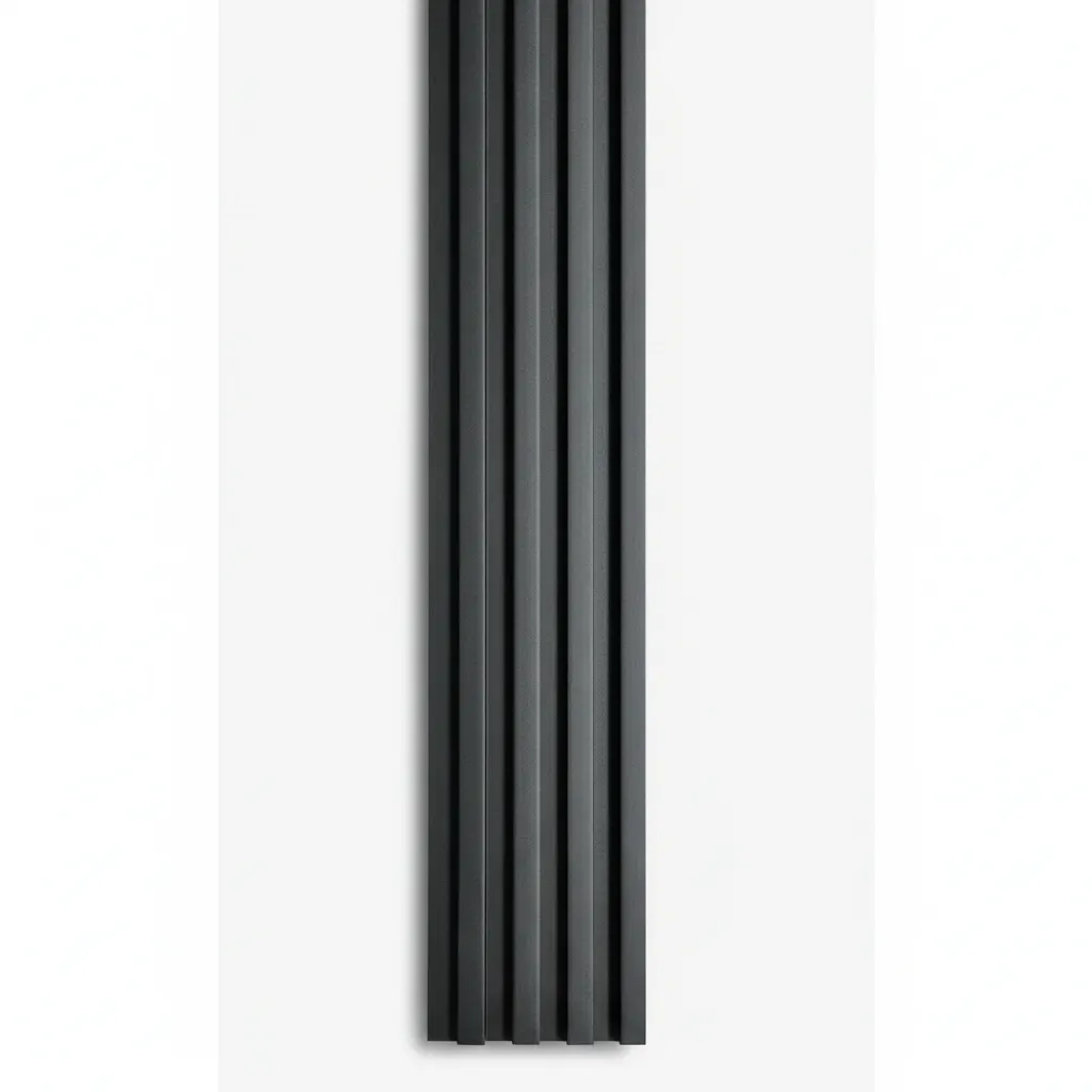 Revestimiento De Pared Wall Panel Wpc Simil Madera Interior Negro - Imagen 3