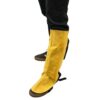 Polaina Cuero Descarne Soldador Hilo Kevlar X Par