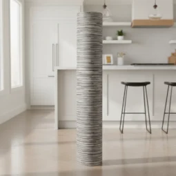 Piso Vinilico en Rollo Pared 2,6mm Tarkett Bastonado Gris Mt2