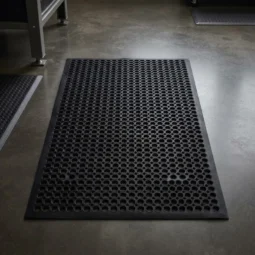 Felpudo Goma Antifatiga Drenaje Agua 60x90cm