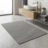 Camino Antideslizante Vinilico Espumado Esponjoso Ancho 65cm Gris liso