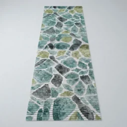 Camino Antideslizante Esponjoso Foam Ancho 65cm Diseño X Mtl Piedras - Imagen 7