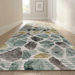 Camino Antideslizante Esponjoso Foam Ancho 65cm Diseño X Mtl Piedras - Imagen 6